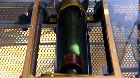 Bamboo splitters machine Video stock 25208362