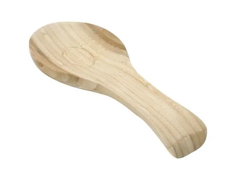 Bamboo spoon rest Stock Photos