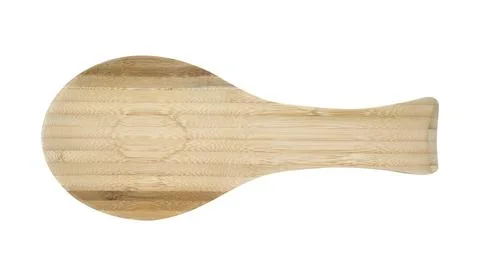 Bamboo spoon rest Stock Photos