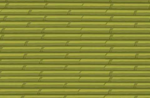 Bamboo stack background Stock Illustration