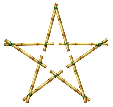 Bamboo Star Stock Illustration