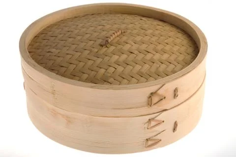 Bamboo steamer Stock Photos