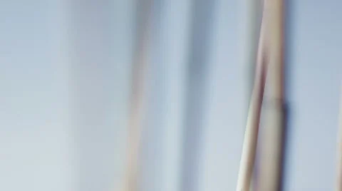 Bamboo sticks on a white background Stock Footage 59665722