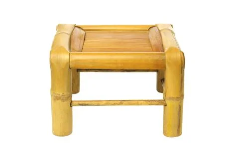 Bamboo stool Stock Photos