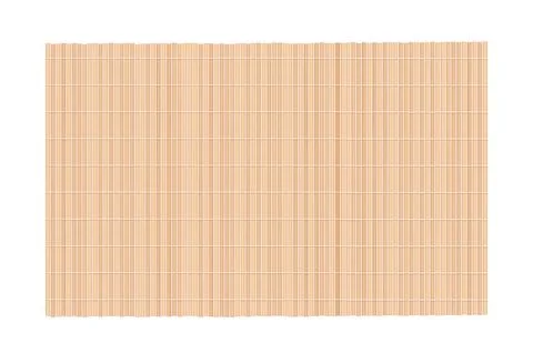 Bamboo sushi mat Illustrazione stock