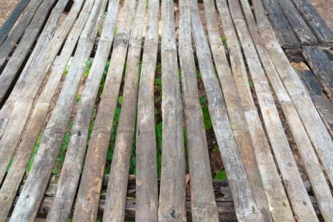 Bamboo table Stock Photos