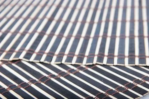Bamboo tablecloth Stock Photos