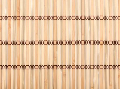 Bamboo tablecloth texture Stock Photos