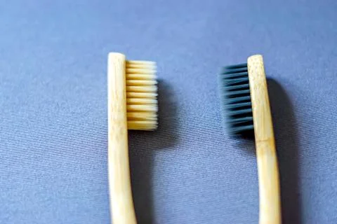 Bamboo Toothbrushes Stock Photos