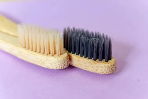 Bamboo Toothbrushes Stock Photos