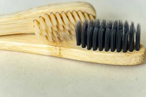 Bamboo Toothbrushes Stock Photos