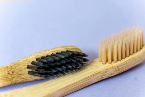 Bamboo Toothbrushes Stock Photos