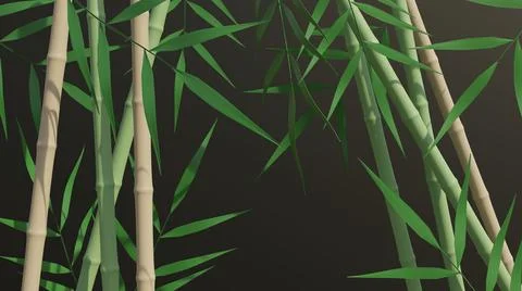 Bamboo tree background Illustrazione stock