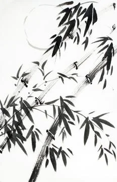 Bamboo tree Illustrazione stock