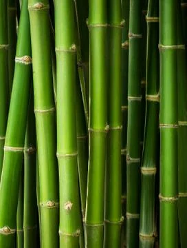 Bamboo trunk background Stock Photos