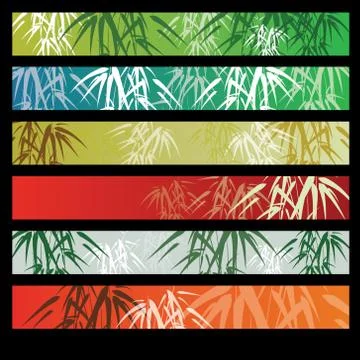 Bamboo vector background Stock Illustration
