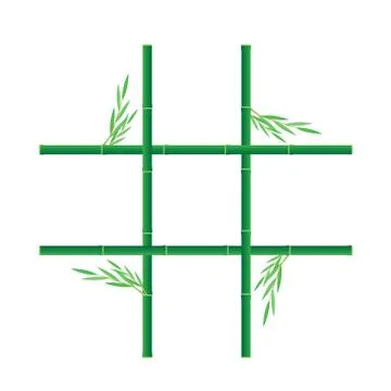 Bamboo vector design Stock Illustration