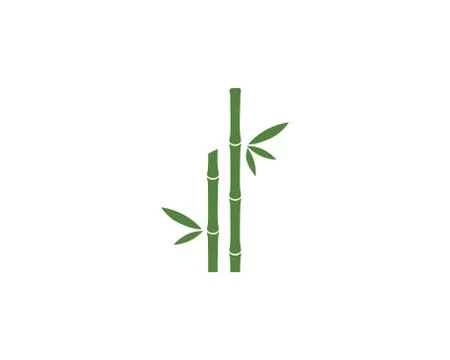 Bamboo vector icon illustration Stock Illustration