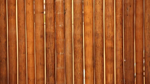 Bamboo Wall Stock Footage 37847208