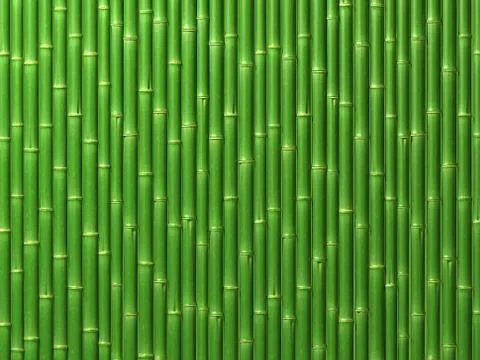 Bamboo wall Stock Illustration