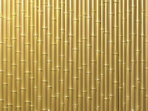 Bamboo wall Stock Illustration