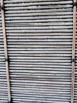 Bamboo wall pattern Stock Photos