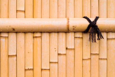 The  bamboo wall Stock Photos
