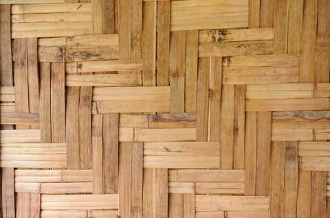 Bamboo weave background Stock Photos