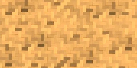 Bamboo weave, Basket texture background. Stock Illustration