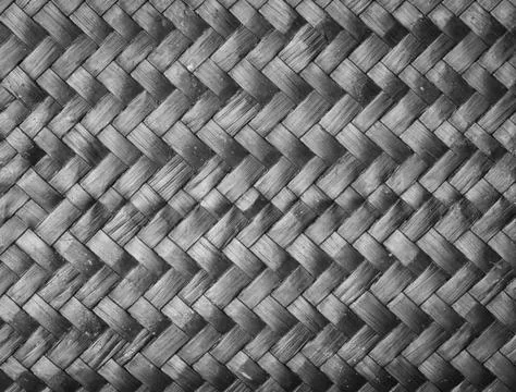 Bamboo weave pattern background Stock Photos