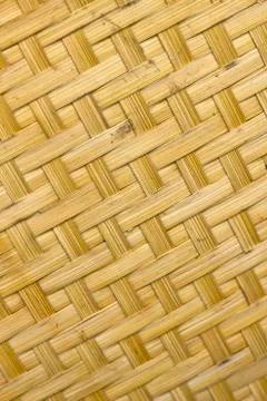 Bamboo weave pattern background. Stock Photos