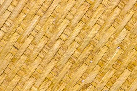 Bamboo weave pattern background. Stock Photos