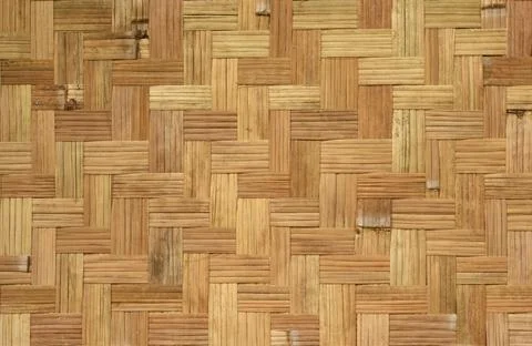 Bamboo weave pattern Stock Photos