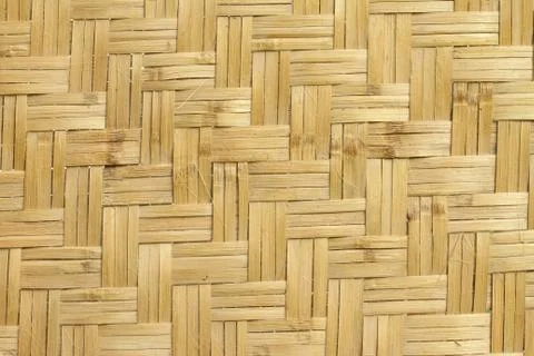 Bamboo weave texture Stock Photos