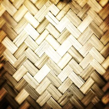 Bamboo weave texture Stock Photos