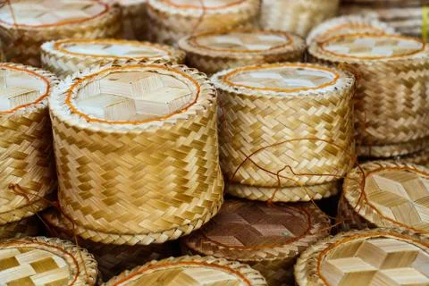 Bamboo wicker Stock Photos