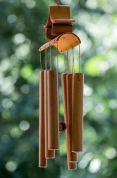 Bamboo Wind Chime. Stock Photos