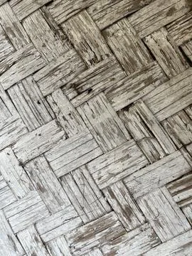 Bamboo woven pattern background wall 库存照片