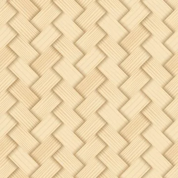 Bamboo woven pattern Stock Illustration