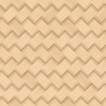 Bamboo woven pattern Stock Illustration