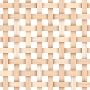 Bamboo woven pattern Stock Illustration