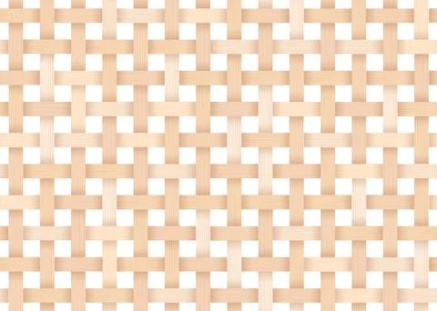 Bamboo woven pattern Stock Illustration