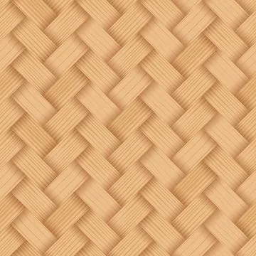 Bamboo woven pattern Stock Illustration