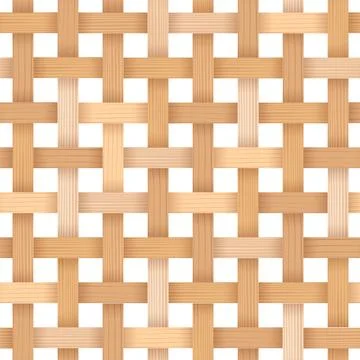 Bamboo woven pattern Stock Illustration