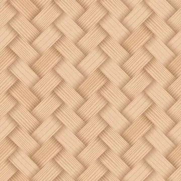 Bamboo woven pattern Stock Illustration