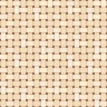 Bamboo woven pattern Stock Illustration