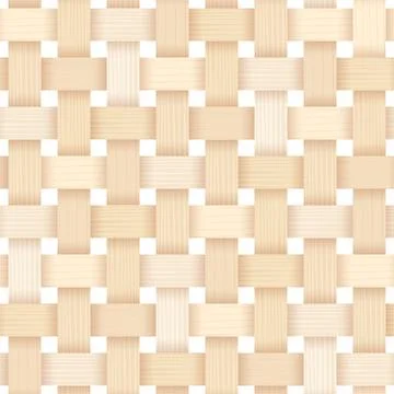 Bamboo woven pattern Stock Illustration