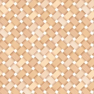 Bamboo woven pattern Stock Illustration