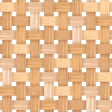 Bamboo woven pattern Stock Illustration