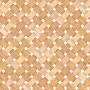 Bamboo woven pattern Stock Illustration